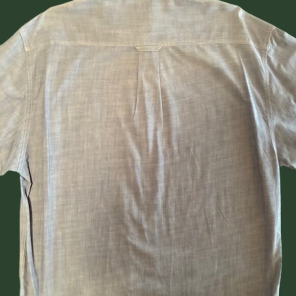 Tommy Bahama XLT Men's Short Sleeve Button Down Shirt Chambray Light Blue - Picture 4 of 11